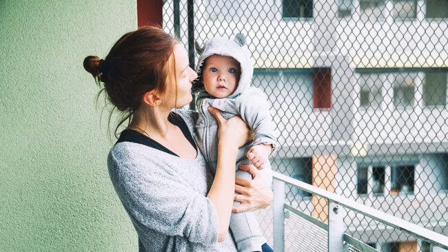 Rede de proteção para criança