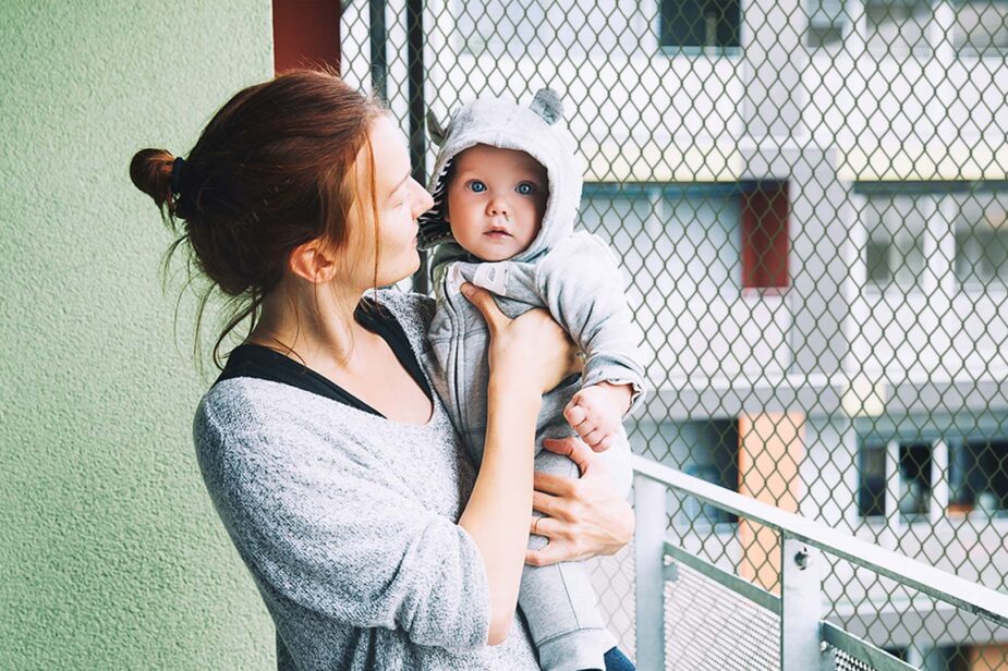Rede de proteção para criança