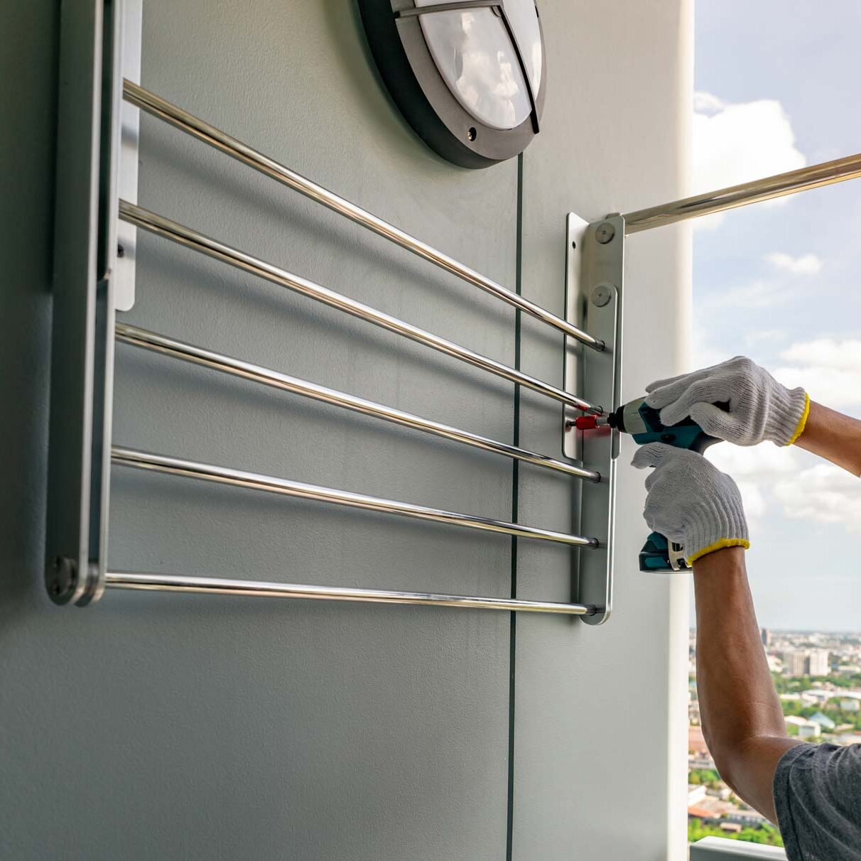 Varal de Teto e Parede Varal de parede, varal de Chã