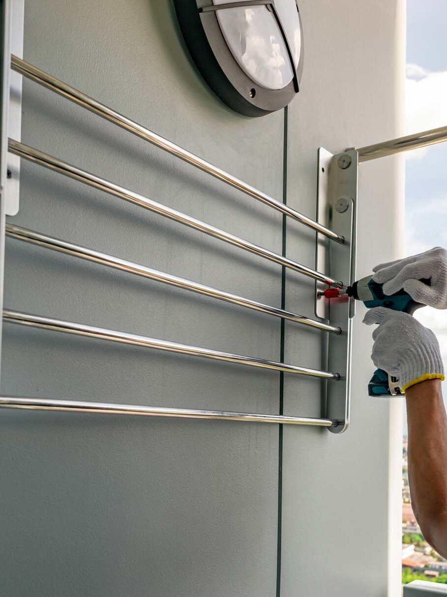 Varal de Teto e Parede Varal de Teto e Parede Varal de parede, varal de Chã